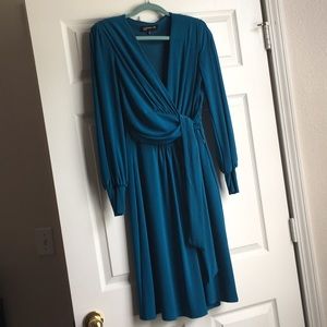 Evening wrap dress